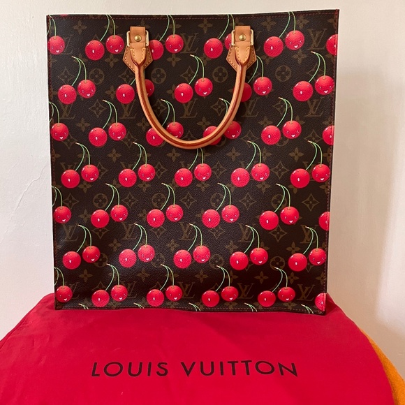 LV SAC PLAT MONOGRAM CERISE TAKASHI MURAKAMI - Picture 13 of 14